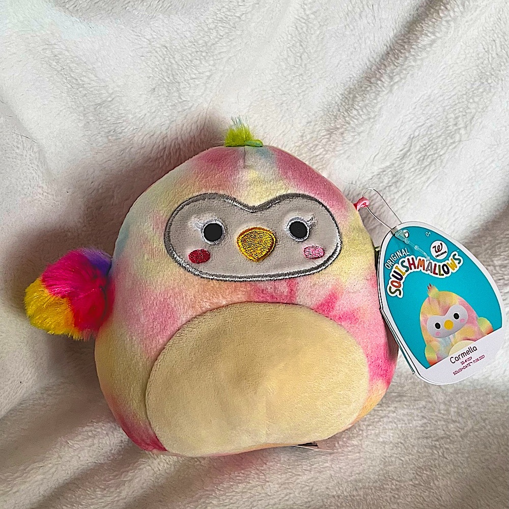 Squishmallow Carmella the rainbow chicken NWT Walgreens Exclusive